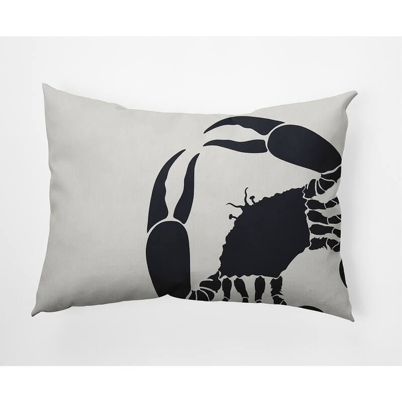 Crab Dip Nautical Indoor/Outdoor Throw Pillow