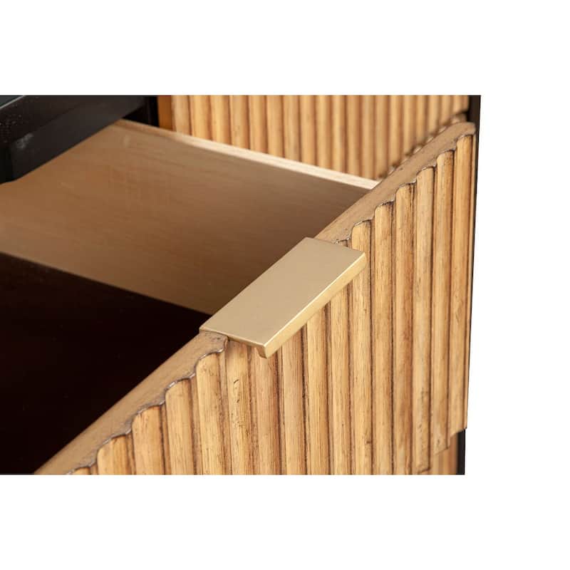 Origins by Alpine Larsen 7 Drawer Dresser in Black