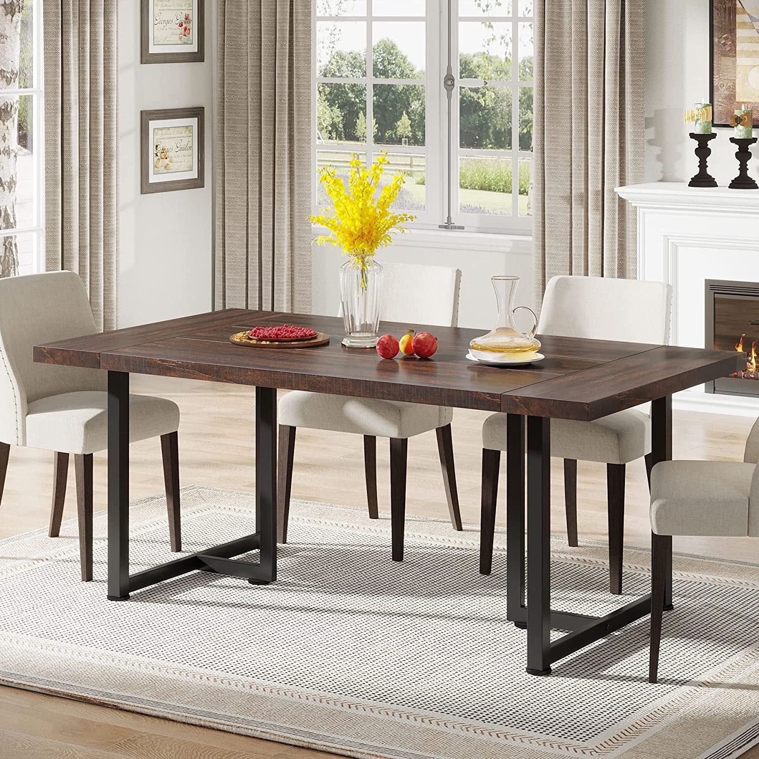 Industrial dining table 6 seater new arrivals