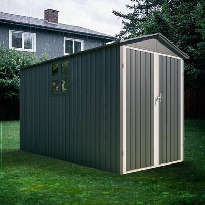 Outdoor Steel Storage Shed With Window ,Metal Garden Sheds