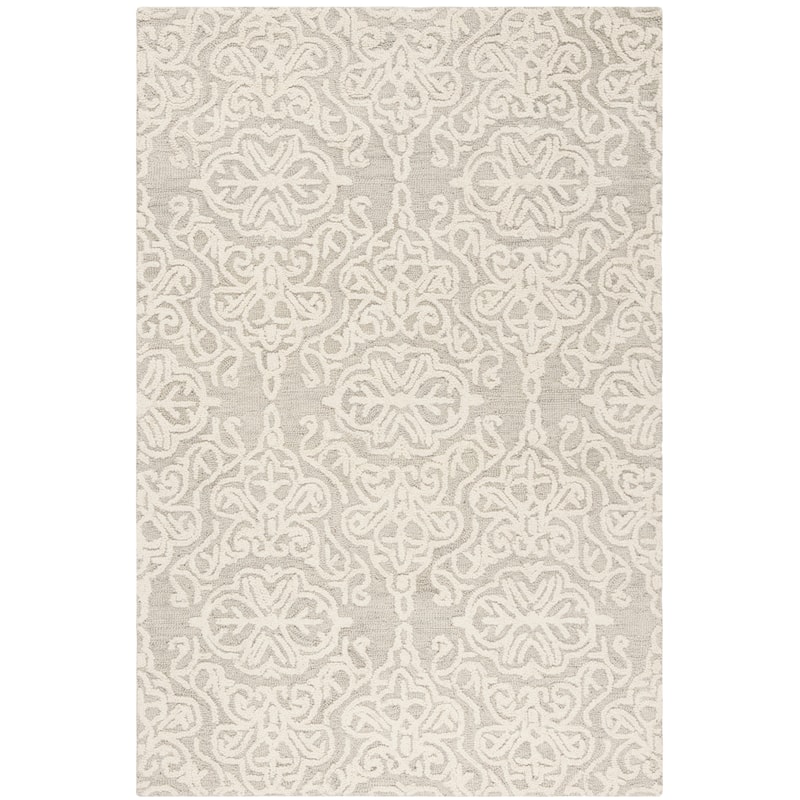 SAFAVIEH Handmade Blossom Mahalia Modern Floral Wool Rug