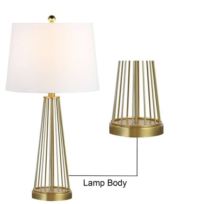 27" Metal Table Lamp Set (Set of 2)