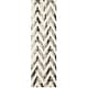 preview thumbnail 36 of 121, SAFAVIEH Dip Dye Marybeth Hand-tufted Wool Chevron Area Rug 2'3" x 10' Runner - Ivory/Charcoal - Runner