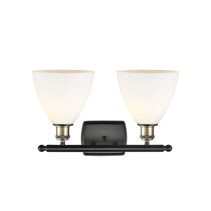 Innovations Lighting 516-2W-12-18 Bristol Vanity Bristol Glass 2 Light