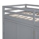 preview thumbnail 35 of 38, Twin Solid Wood Loft Bed with Drawer & Wardrobes