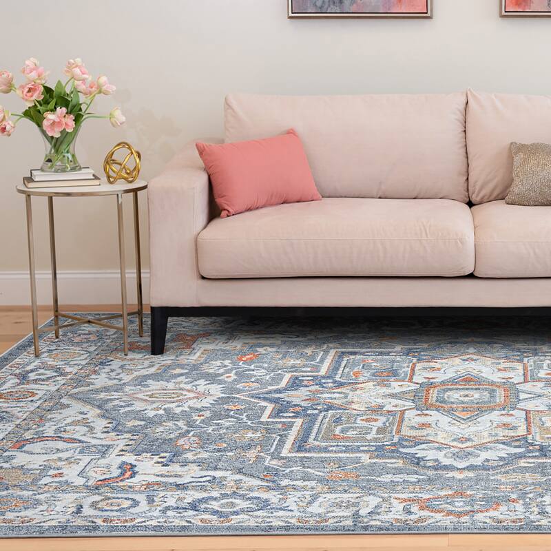 Allegra Oriental Medallion Indoor Area Rug