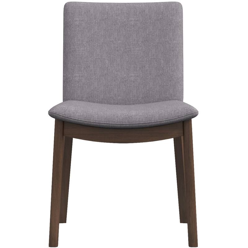 GDFStudio - Laura Mid-Century Modern Solid Wood Dining Chair Set with Upholstered Fabric, Set of 2 - 20"