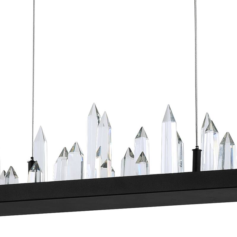 Juliette LED Chandelier With Black Finish