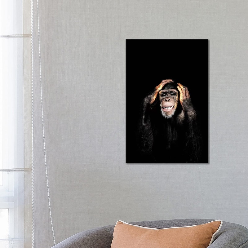 iCanvas "Hear No Evil" by Wouter Rikken Canvas Print - 26x18x1.5
