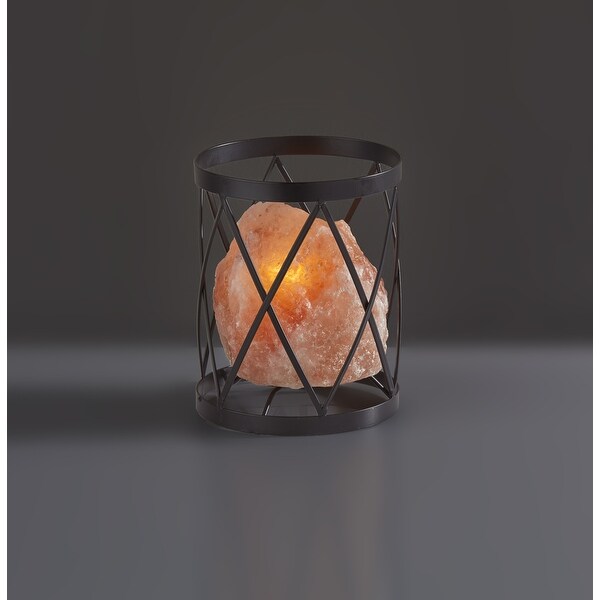 salt table lamp