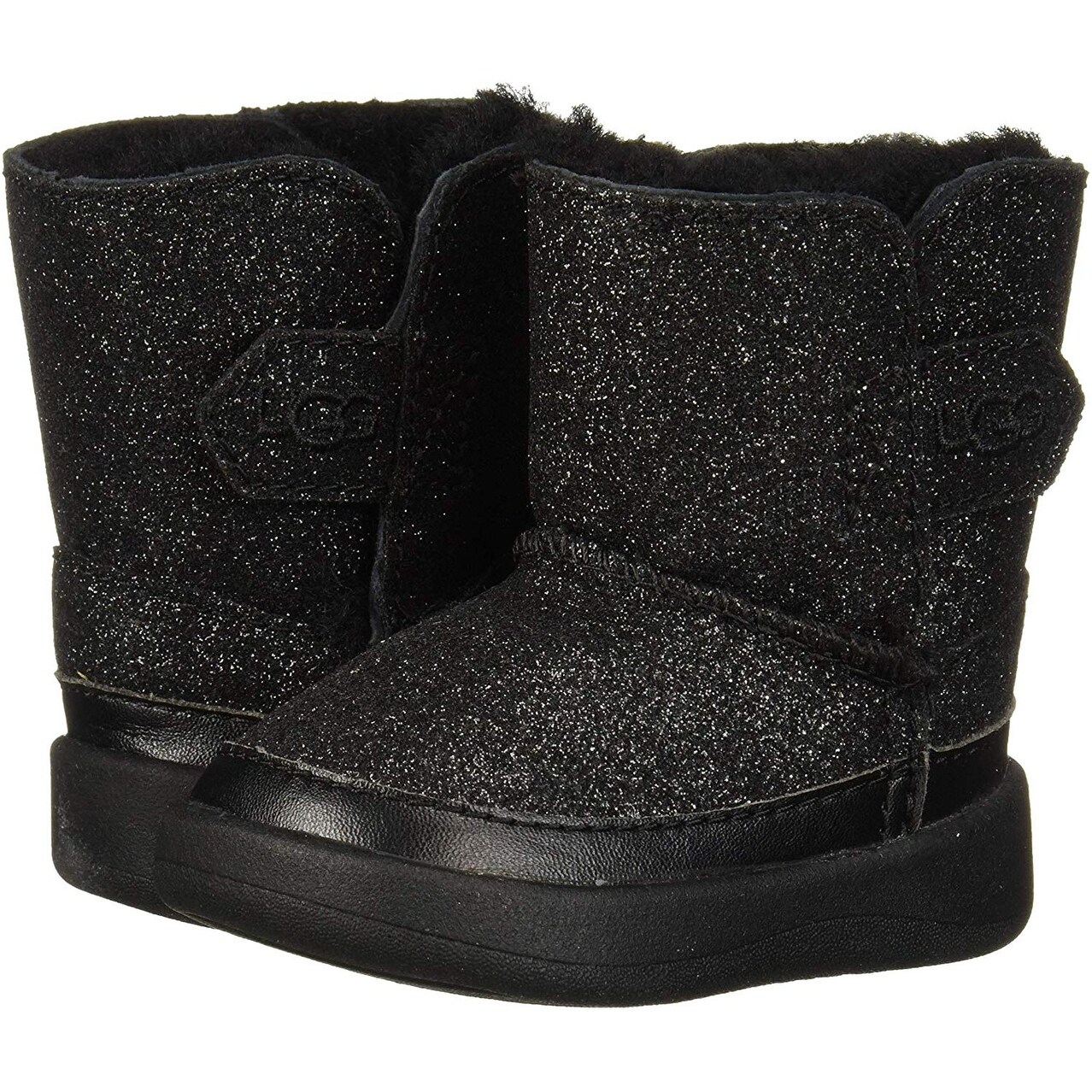 keelan glitter genuine shearling boot