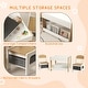 preview thumbnail 3 of 7, 3 Piece Kids Table and Chair Set,2 in 1 Toddler Table and Chair Set with Reversible Tabletop Blackboard