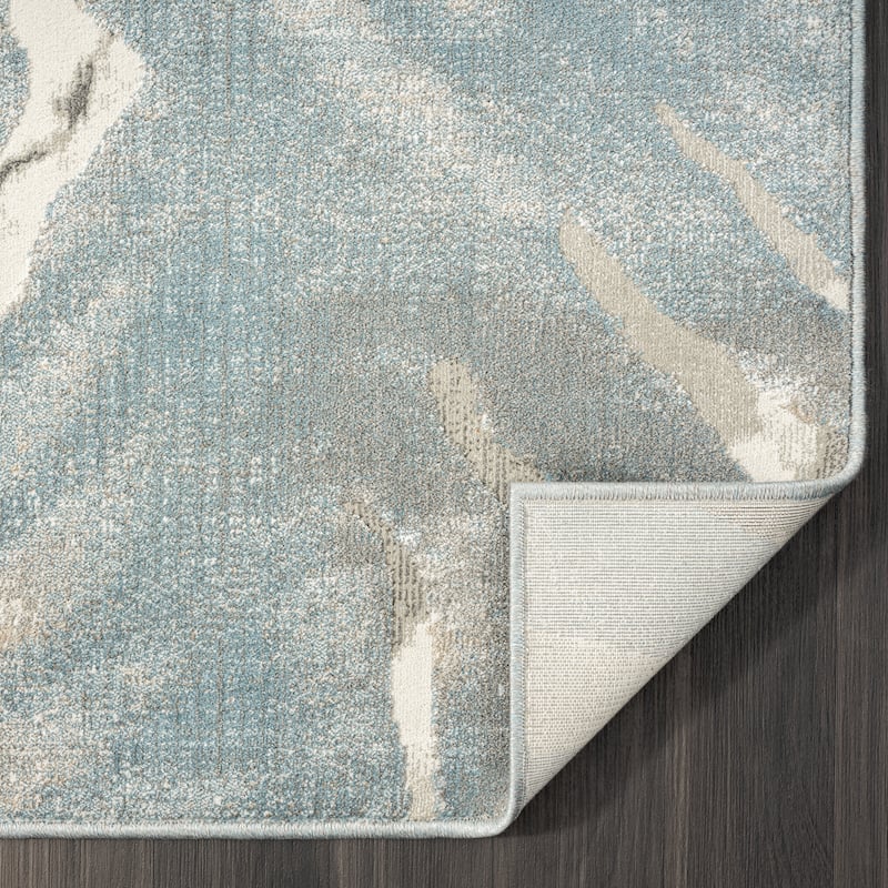 N Natori Serengeti Zebra Print Area Rug
