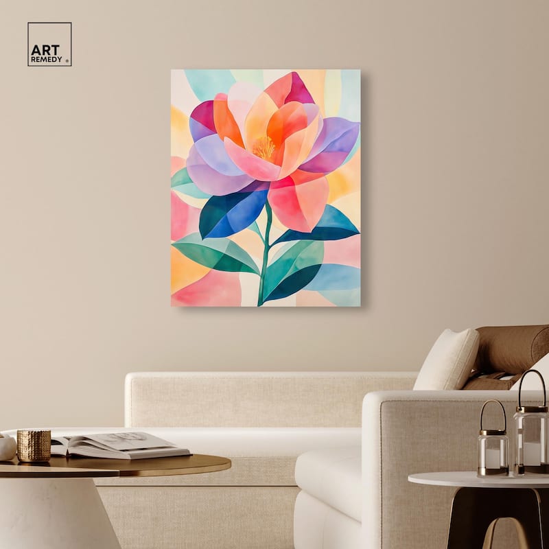 Ail Geofloral II Canvas by Art Remedy, Gallery Wrapped