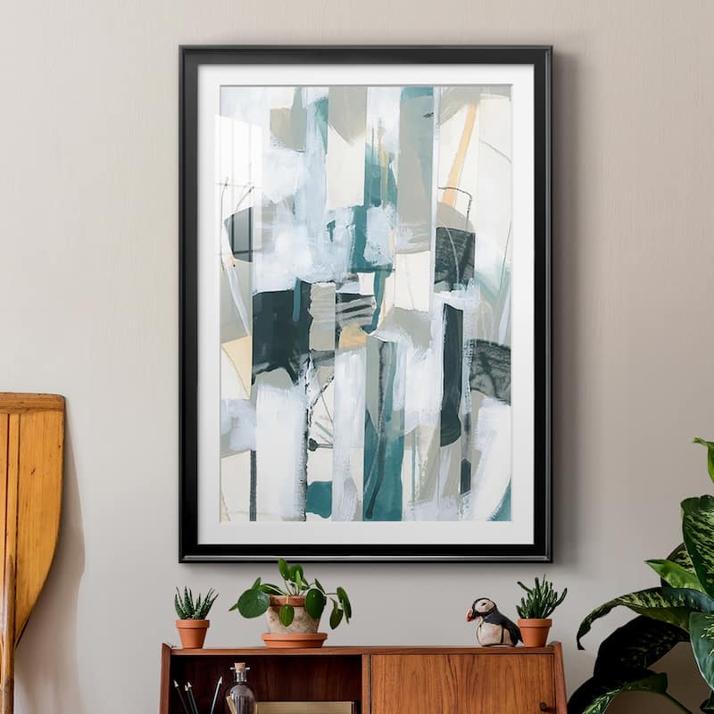 Sea Cavern Strata IV Premium Framed Print - Ready to Hang