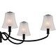 preview thumbnail 5 of 5, McKinney 6-Light Matte Black Linear Chandelier