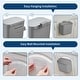 preview thumbnail 3 of 40, 1.9 Gal/2.4 Gal Kitchen Compost Bin, Small Hanging Trash Can with Stainless Steel Lid