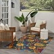 preview thumbnail 3 of 4, Nourison Aloha Indoor/Outdoor Floral Area Rug