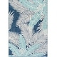preview thumbnail 2 of 5, Livabliss Healani Indoor/Outdoor Tropical Blue Area Rug