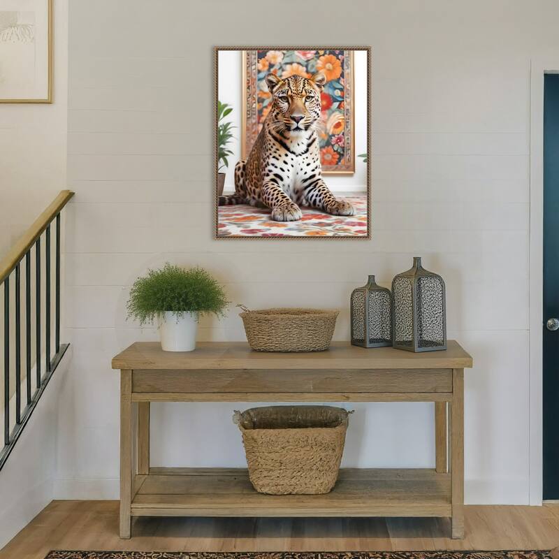 Summer Home by Uma Gokhale Framed Canvas Wall Art