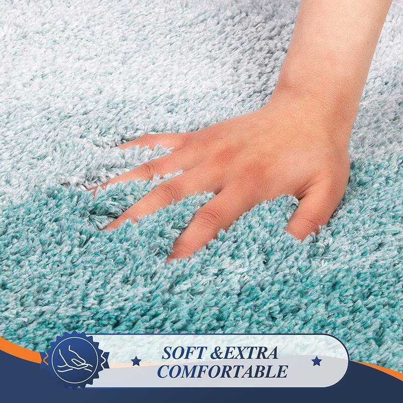 WaLensee 3Pieces Anti-Slip Bath Rug Set, Non-Slip Bathroom Rugs Contour Mat