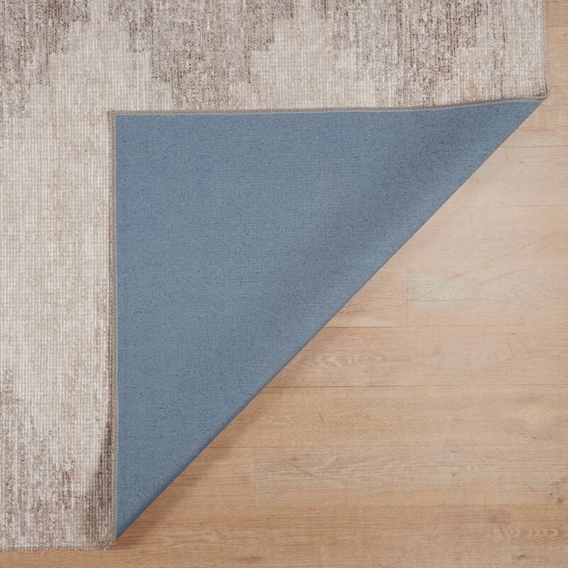 Terra by Obeetee Avalon Diamond Border Rug