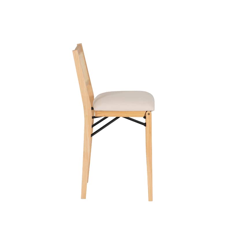 Linon Bauer Cane Back Folding Counter Stool