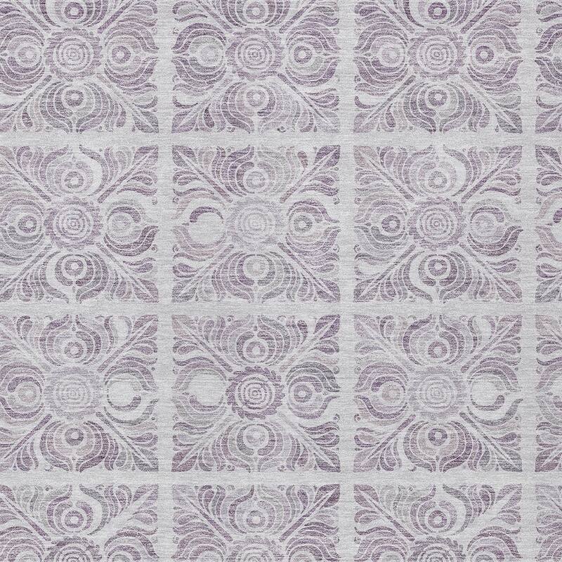 HomeRoots Medallion Transitional Rectangle Outdoor Rug