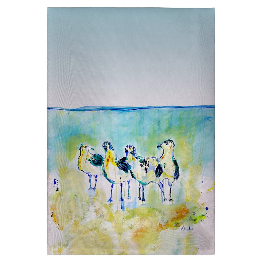 Abstract Gulls II Guest Towel - 20x20