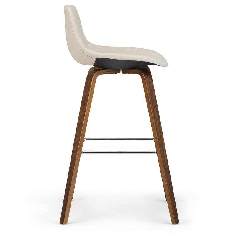 WYNDENHALL Cacey Mid Century Modern Bentwood Counter Height Stool (Set of 2) - 20.7'' x 21.1'' x 36.6