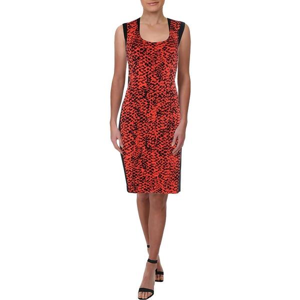 Shop Kenneth Cole New York Womens Wear To Work Dress Animal Print