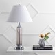 preview thumbnail 5 of 20, Judith 29" Glass LED Table Lamp, Clear/Chrome (Set of 2) by JONATHAN Y