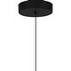 preview thumbnail 6 of 7, Alys 1-Light Integrated LED Matte Black Mini Pendant