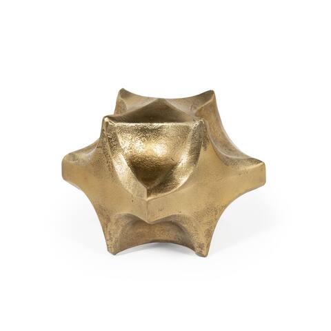 Claudia Gold Decorative Metal Orb Sculpture
