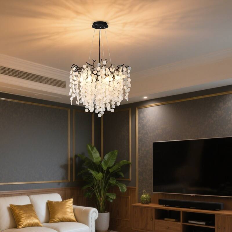 Modern Tree Branch Chandelier Crystal Pendannt Light Fixtures