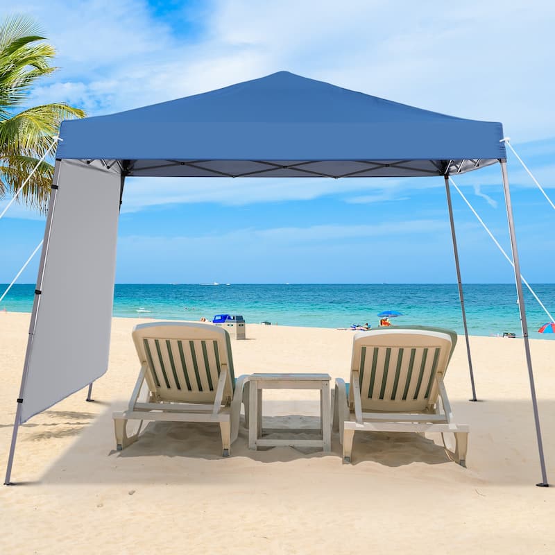 Ainfox 8 x 8 ft Pop-up Canopy Tent, Outdoor Gazebo for Beach, Sun Shade
