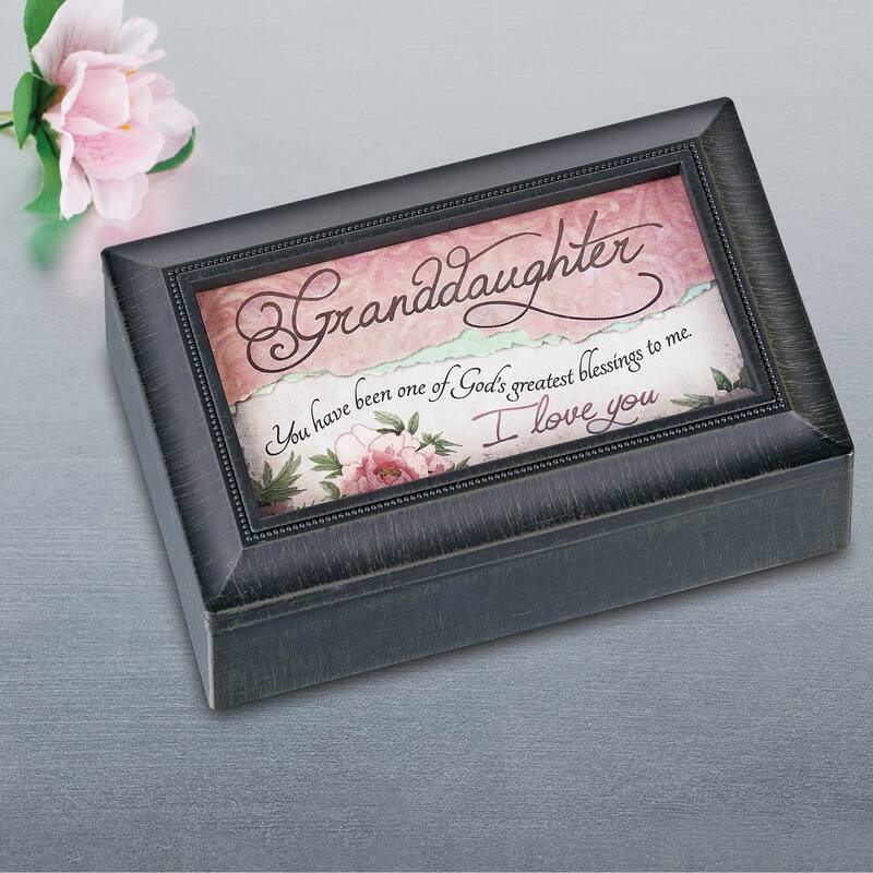 Hummingbird Sentiment Music Storage Box - 7.250 x 5.000 x 3.500