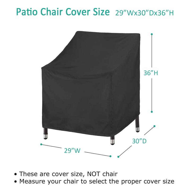 Outdoor Chair Covers Waterproof, Patio Chair Covers, Veranda Chair