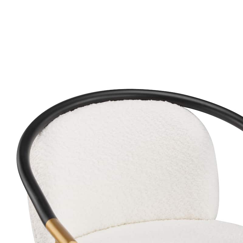 Upholstered Counter Stool Side Dining Chair Set of 2