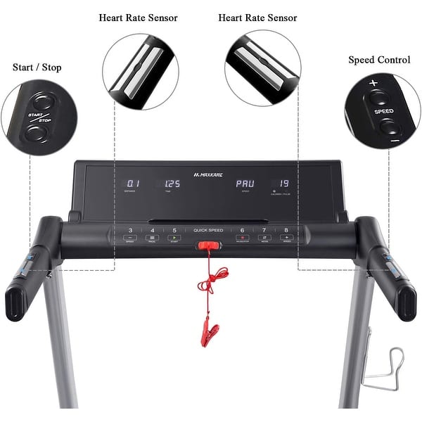 Treadmill with Incline for Home Folding Electric Treadmill with 15