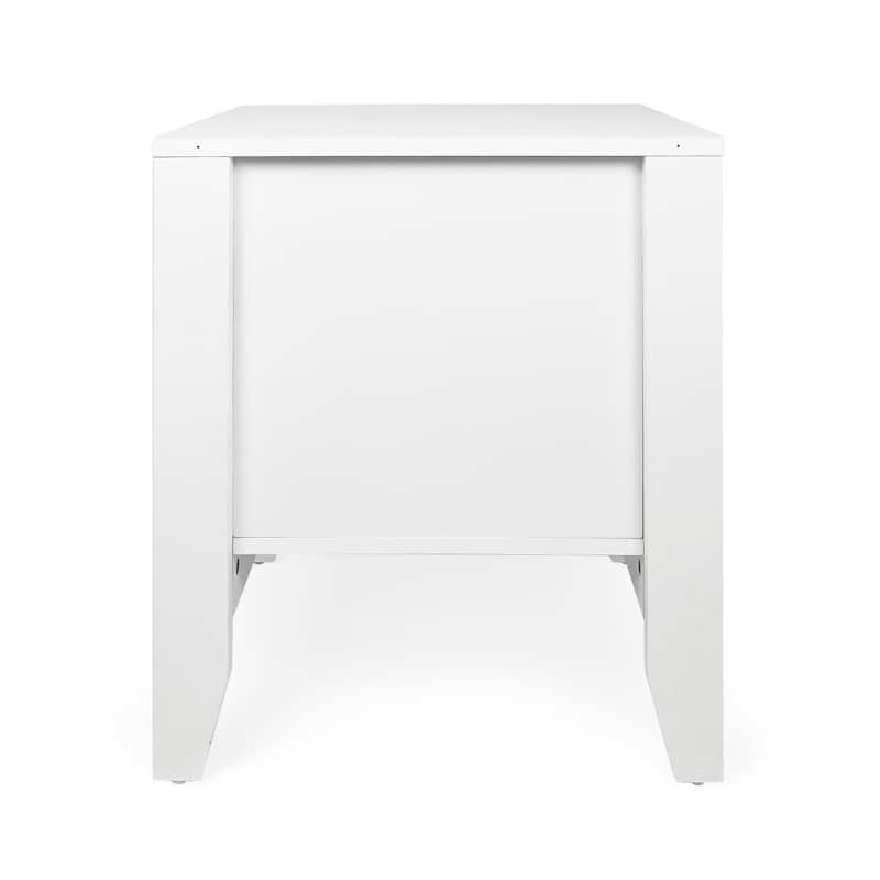 Foisy Faux Wood Nightstand with Drawer (Set of 2) by Christopher Knight Home