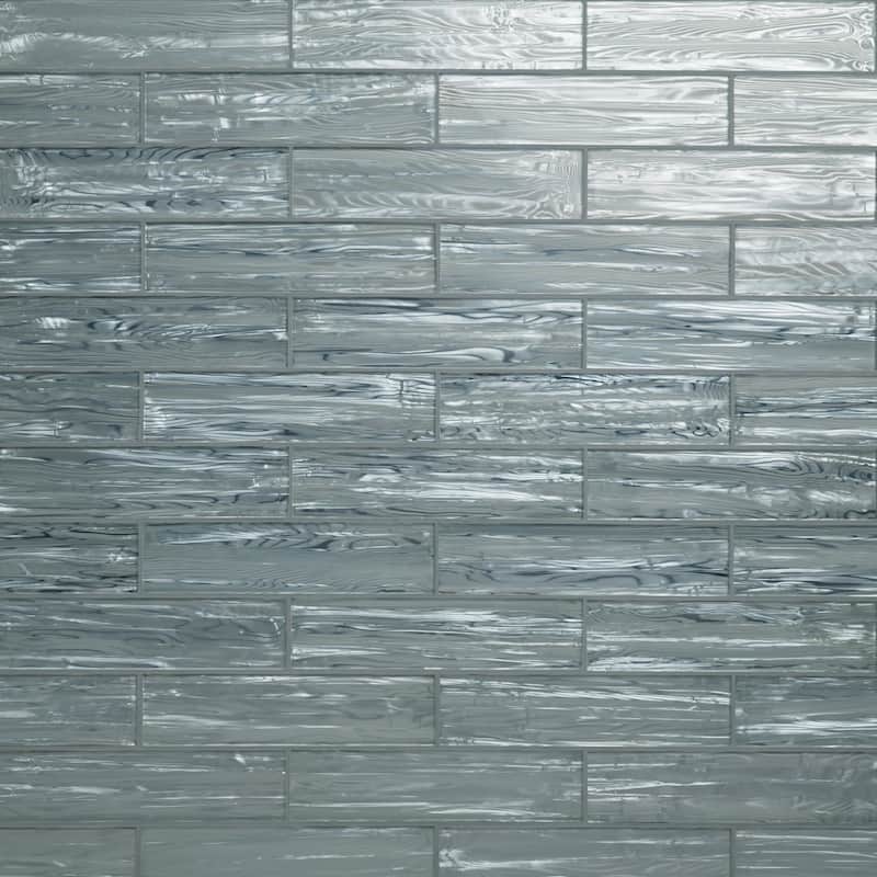 Ackland AKM-G-3X12TLG-CA 12" x 12" Glass Solid Wall Tile - Glossy - Elaris - Elaris