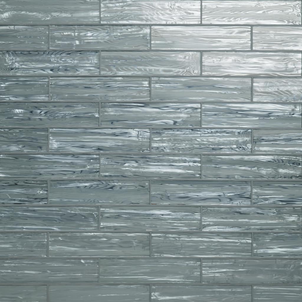 Ackland AKM-G-3X12TLG-CA 12" x 12" Glass Solid Wall Tile - Glossy - Elaris