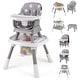 preview thumbnail 27 of 34, Babyjoy 16-in-1 Baby High Chair with Activity Center Booster Seat - See Details Gray