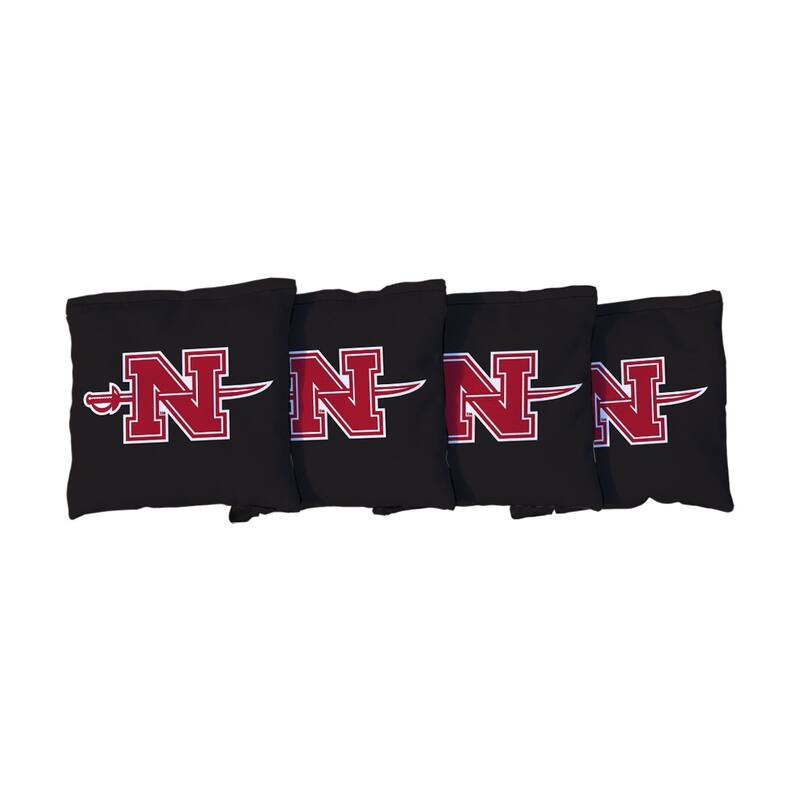 Nicholls State University Colonels Grey Cornhole Bags - Corn Filled