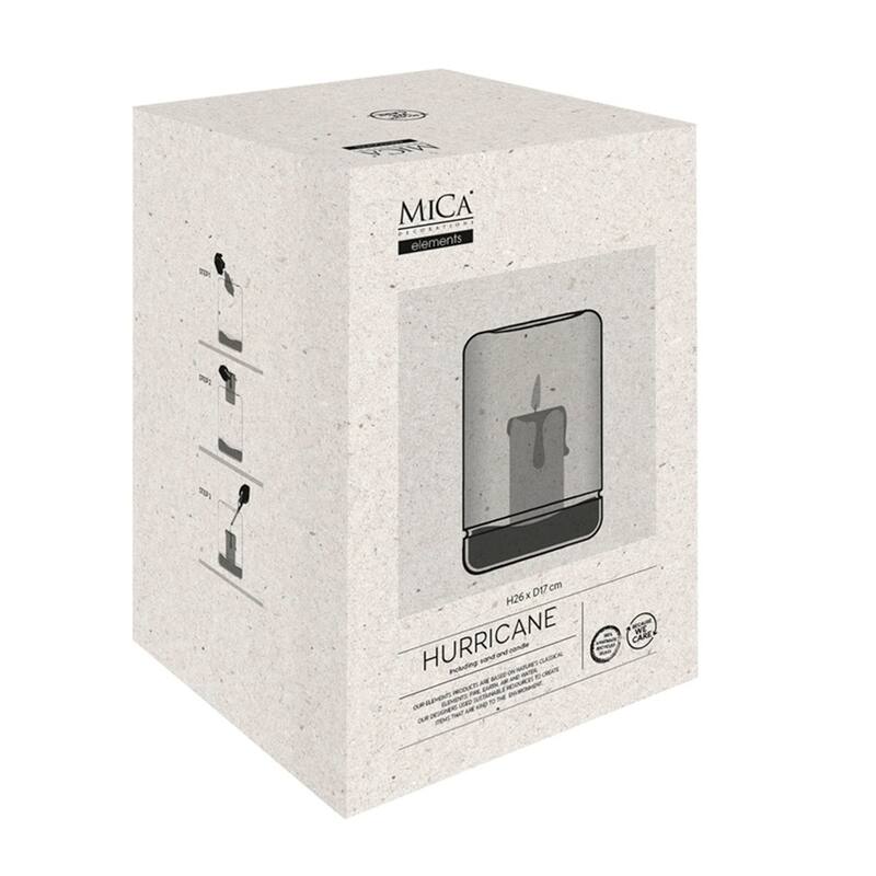 Elements Hurricane Light Glass - ST - Transparent