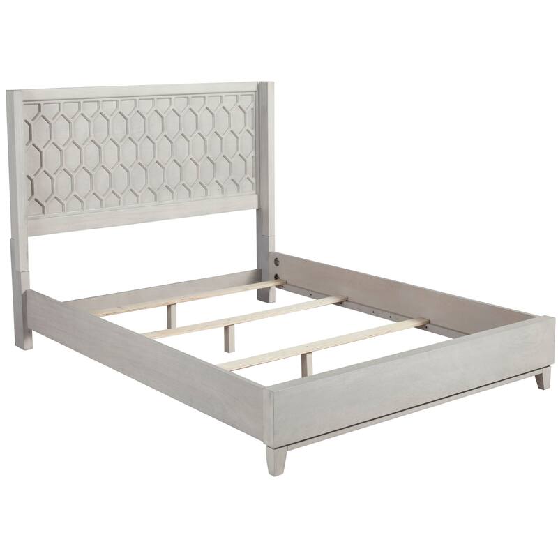 Origins by Alpine Denver Panel Bed, White