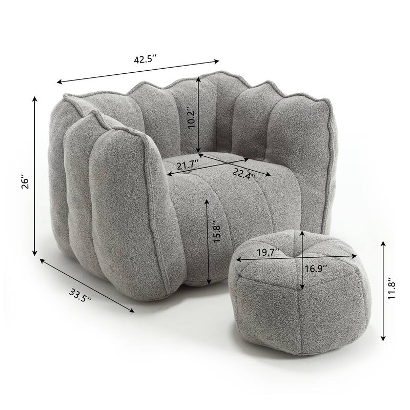 Bean Bag Chair for Adults to Gaming,Reading,and Watching TV
