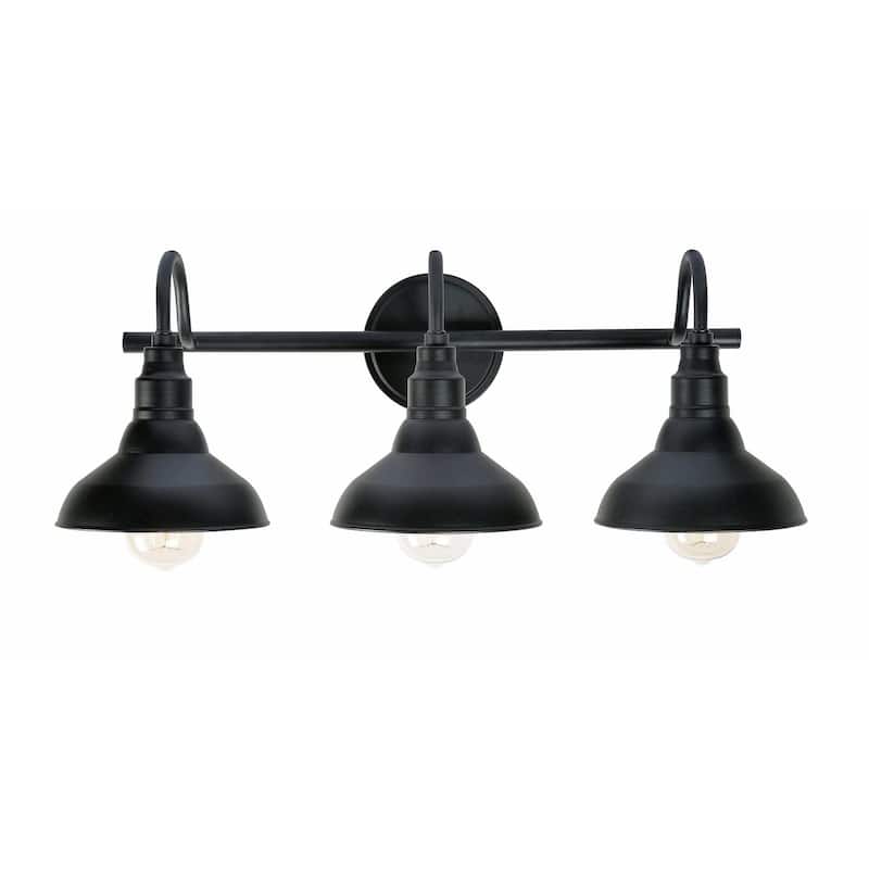 Kenroy Home Dale 3-Light Vanity Light - Sand Black