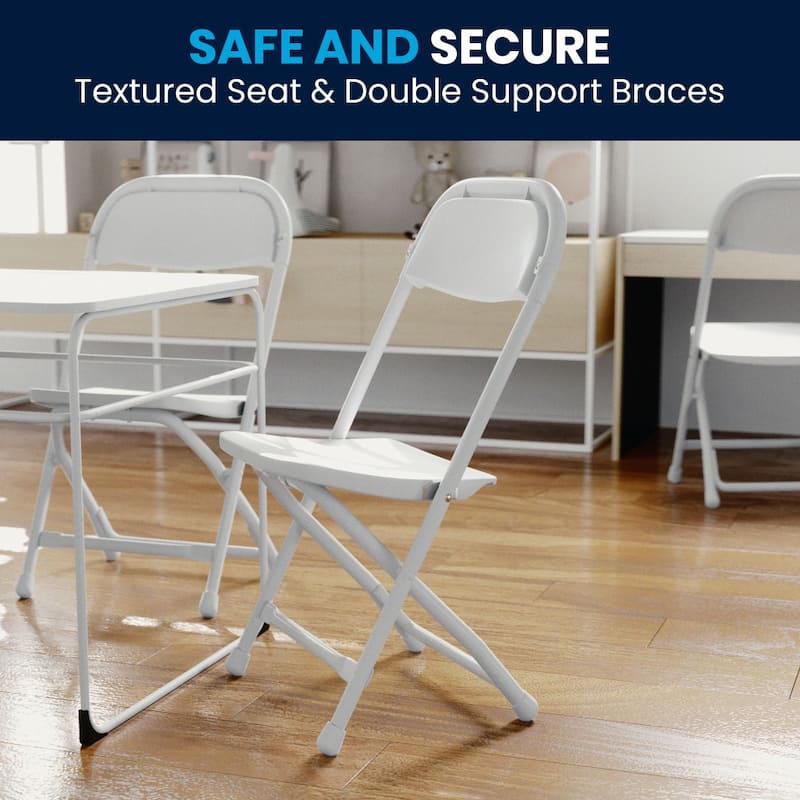 10 Pack Kids Plastic Folding Chair